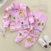 【9M-5Y】Kids Cartoon Print Home Suit