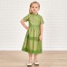 Sweet Green Lace Short Sleeve Mom Girl Matching Dress