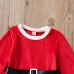 【12M-5Y】Girl Sweet Christmas Red Dress With Hat