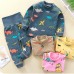 【9M-5Y】Kids Cartoon Print Home Suit