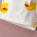 【0M-6Y】2-piece Girls Cute Cartoon Duck Top and Shorts Set - 3453