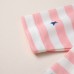 【0M-12M】Baby Girl Pink Striped Star Print Long Sleeve Romper