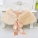 Girls Multicolor Faux Fur Shawl