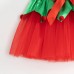 【2Y-7Y】2-piece Girls Christmas Tutu Skirt With Hair Accessories